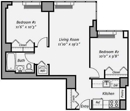 Floor plan B1-326-626-768sq