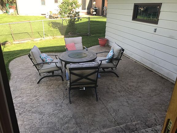 Back patio off sun-room