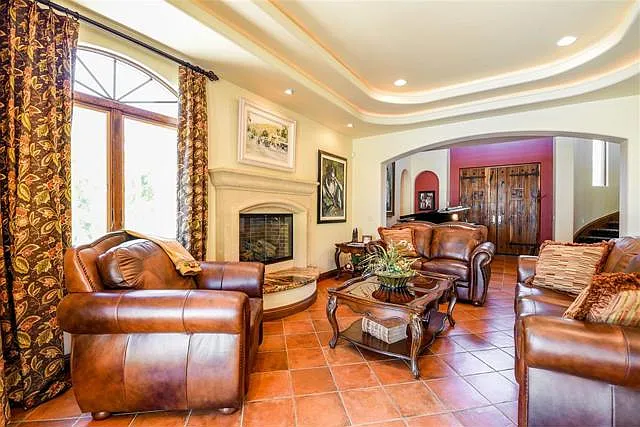 Formal Room with fireplace