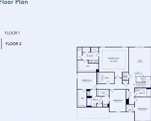 Frazier Floor Plan, Quick Move-In Home, Floor 2