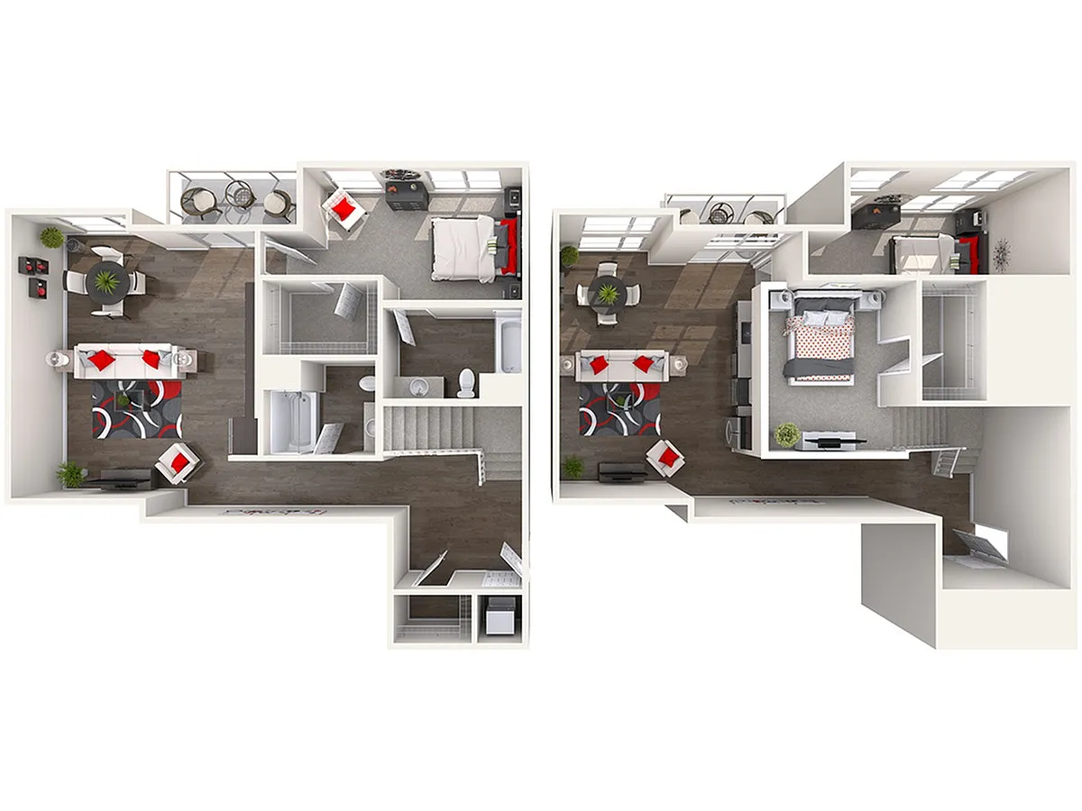 Floor plan CL7 (1x2) Loft
