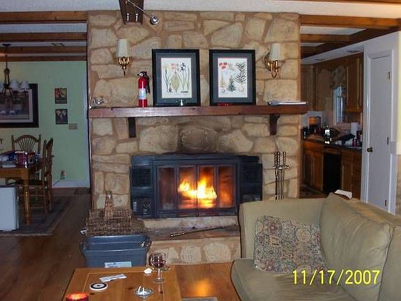 Wood burning FP w/blowers