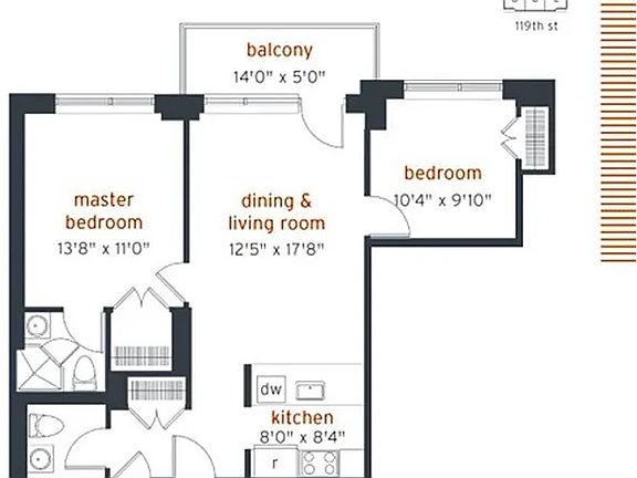 2nd image of 342 E 110th St APT 4E