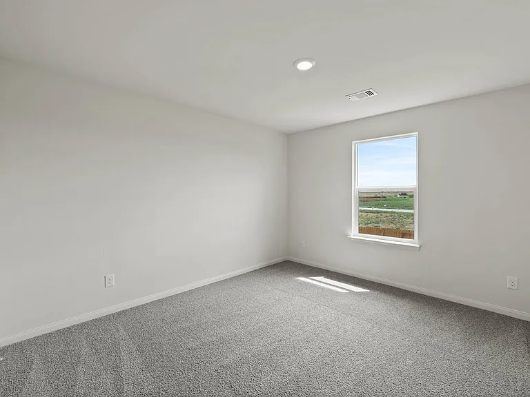 The secondary bedrooms of are perfect for children's bedrooms or as guest rooms.