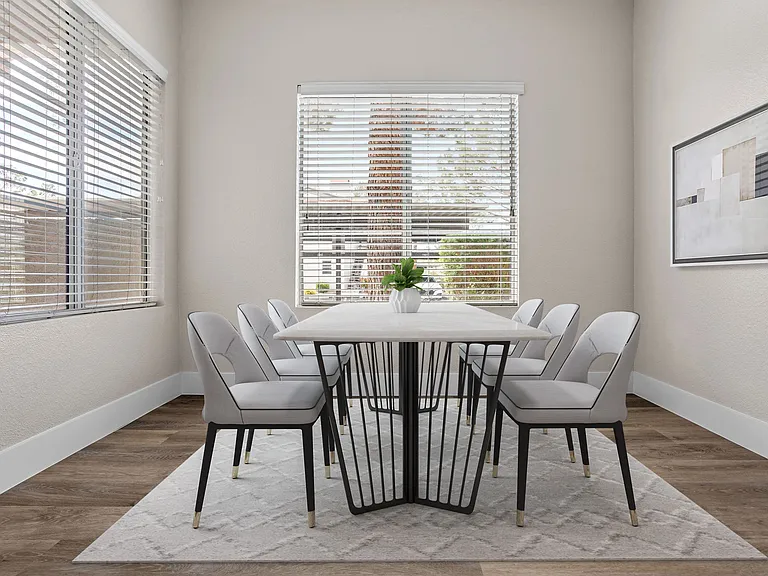 Dining Room 1 Bedroom/1 Bath Floorplan