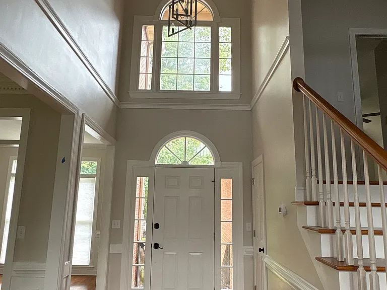 Foyer and front door