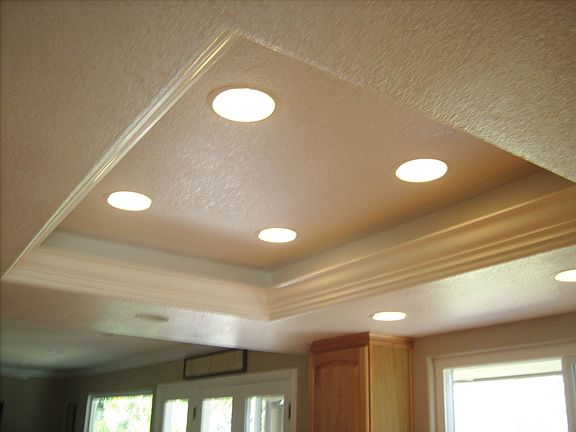 Kitchen Coffered Ceiling