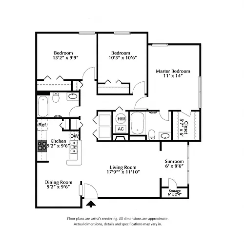 Floor plan THE HAWTHORNE