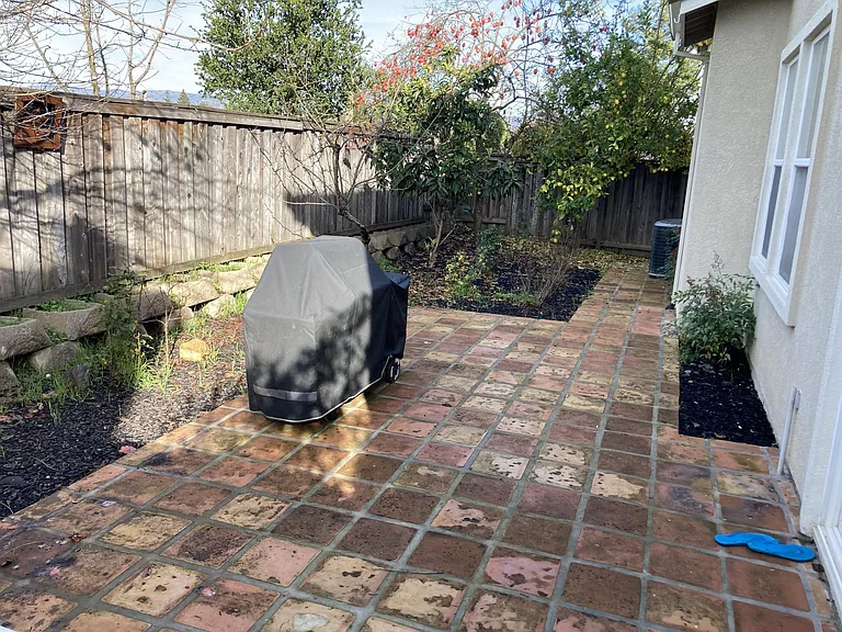 Backyard patio