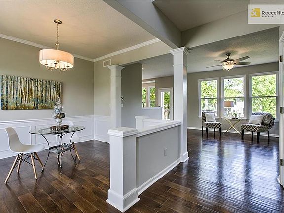 View from Foyer into Dining & Great Room!  Gorgeous Hardwood Floors!