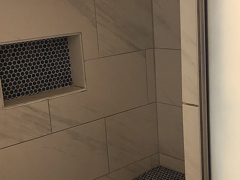 Master shower