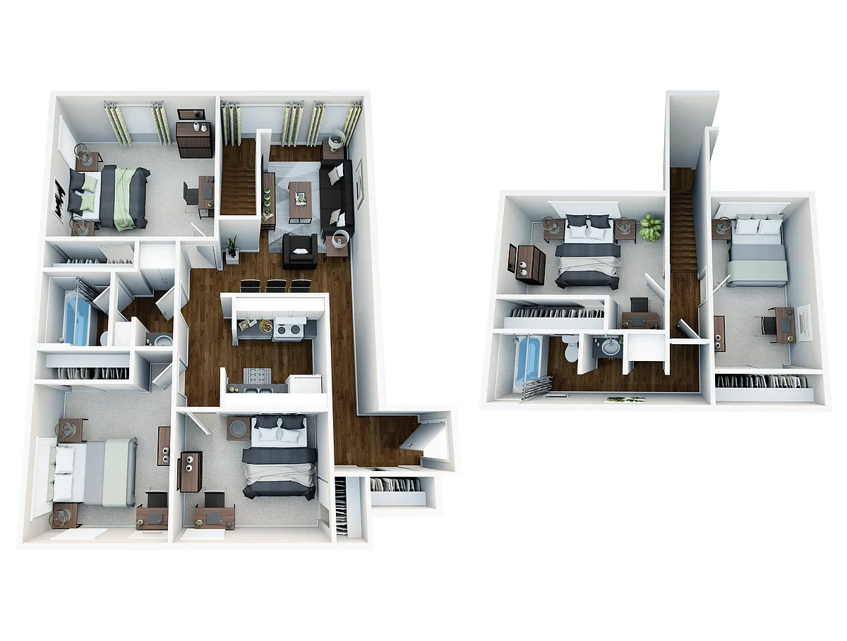 Floor plan 5x2 TH R