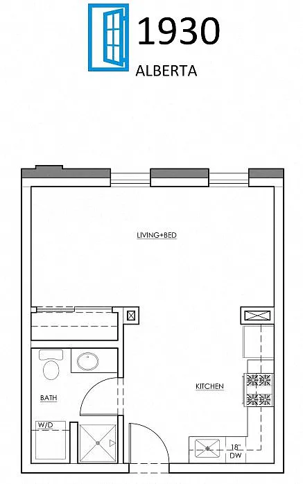 Floor plan Studio A