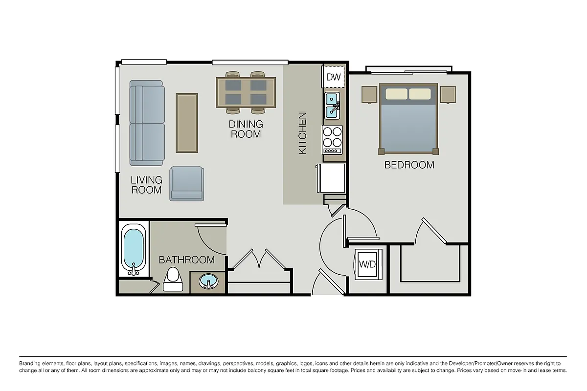 Floor plan Plan 1C