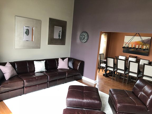 Living room open to Dining