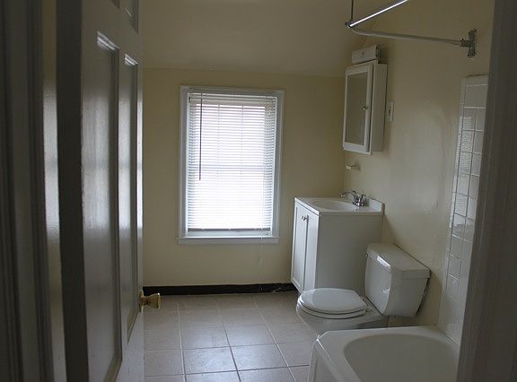 Typical bathroom layout