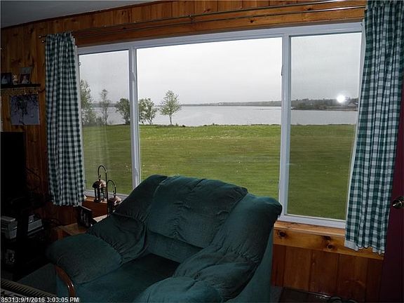 View from one of the windows in the family room.