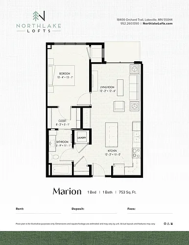 Floor plan Marion