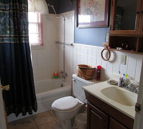 Laundry chute in Bathroom 2