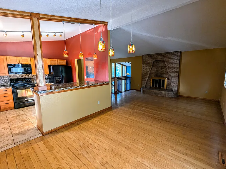 Dining and Living rooms