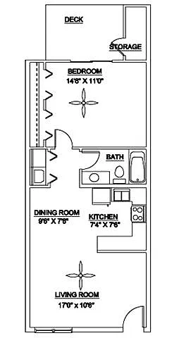 Floor plan The Brightleaf 650