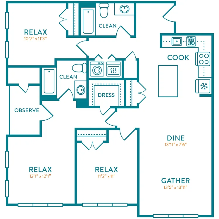 Floor plan Morgan