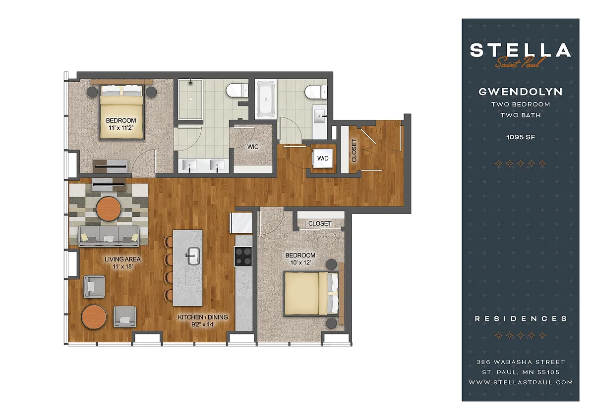 Floor plan Gwendolyn