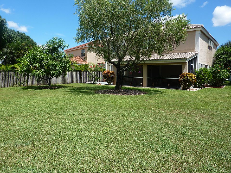 oversized private backyard