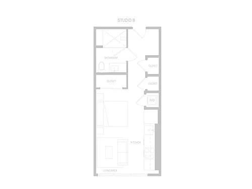 Floor plan Alta Studio B