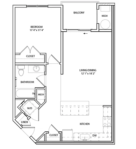 Floor plan A1C