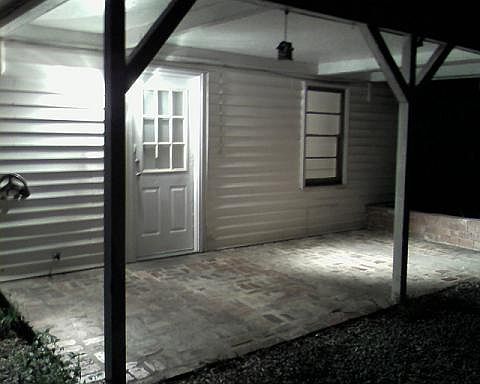 Side patio