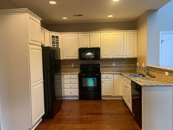 March 2020 = NEWLY painted kitchen cabinets! BEAUTIFUL!