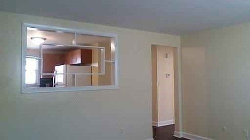Living room looking into the kitchen