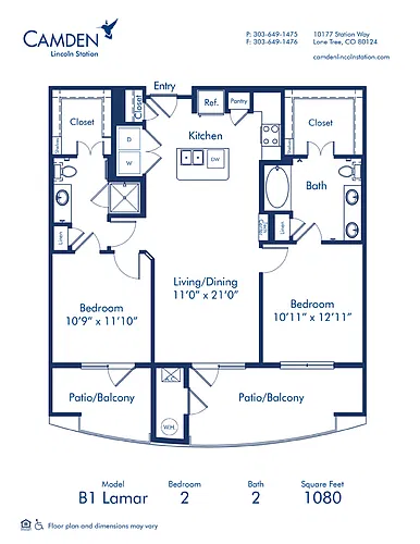 Floor plan Lamar