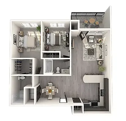Floor plan 2C