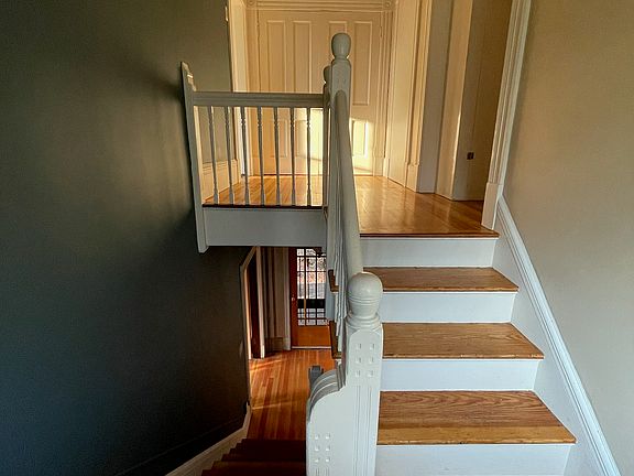 Stairs leading to space