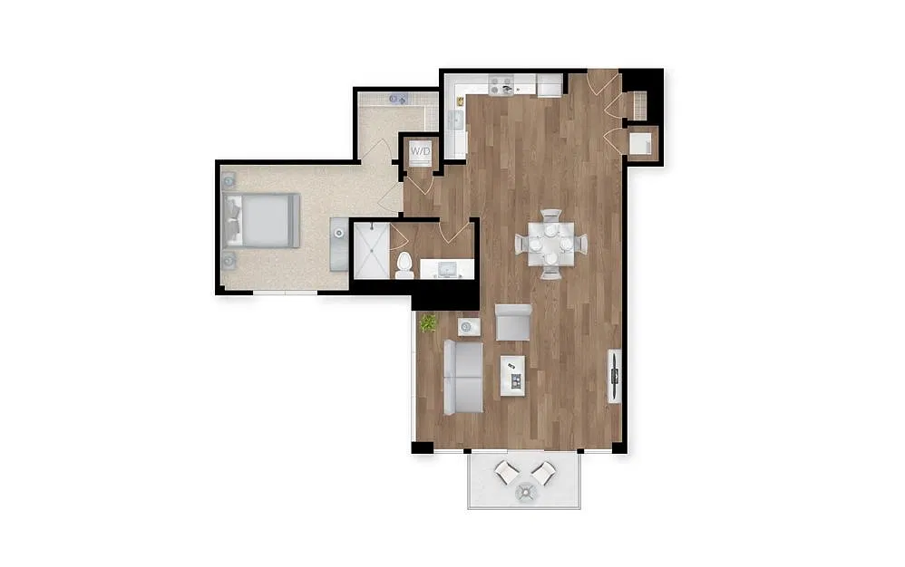 Floor plan A1G