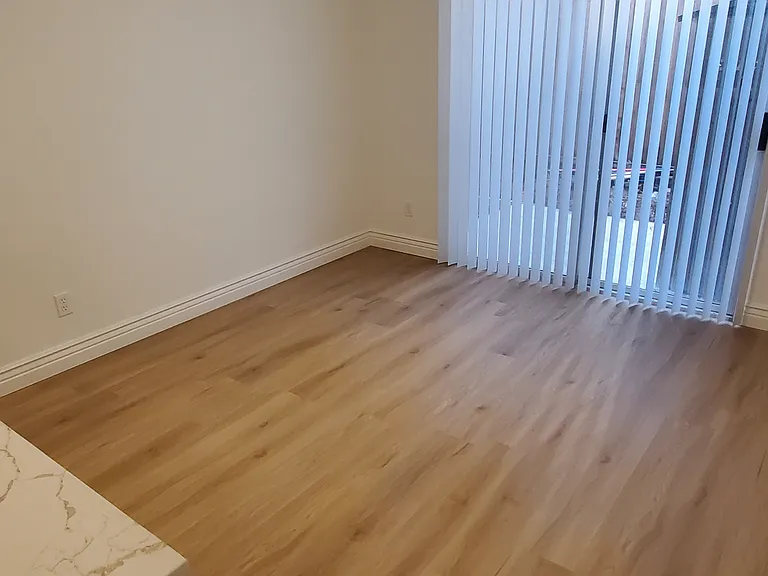 Dining Area with Patio Doors to Private Yard
