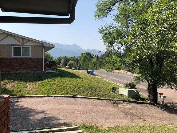 Pikes Peak view from front porch