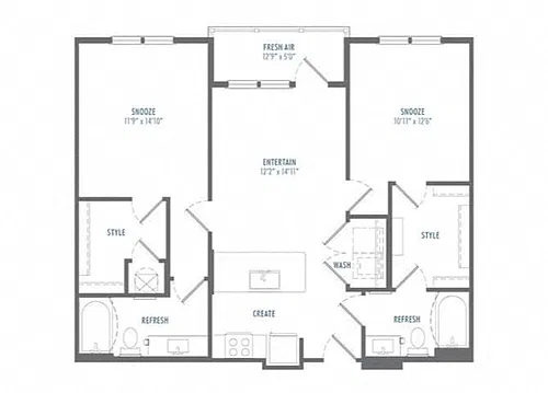 Floor plan B2