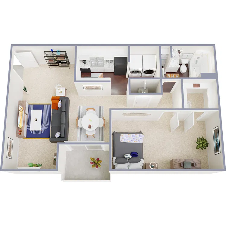 Floor plan 1X1