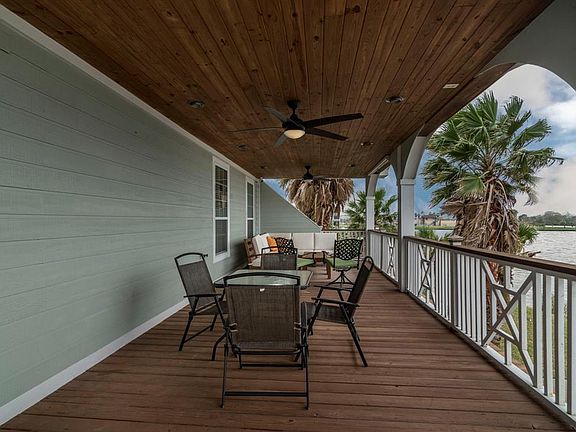 View from front door of front balcony