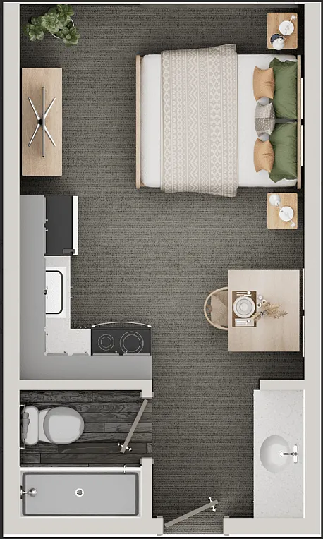 Floor plan Studio (S)