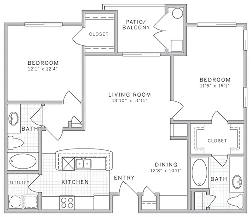 Floor plan NYC View