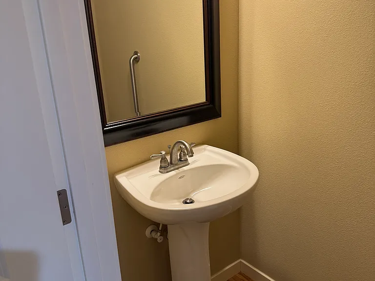 powder room on first floor