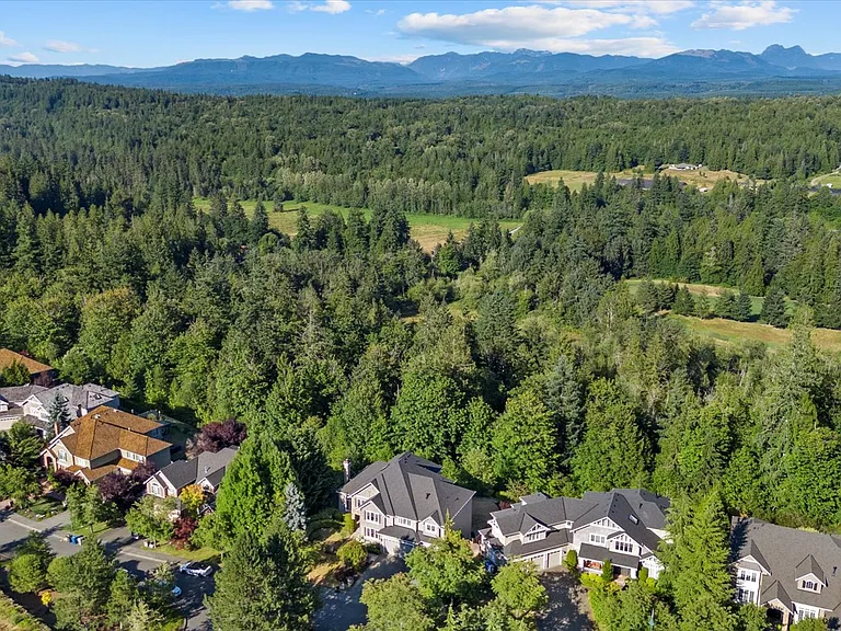 Green build and mountain views