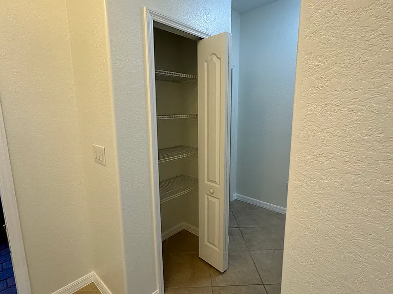 Side Hallway Storage Closet