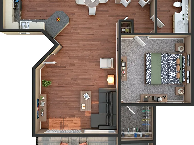 A1 floor plan Santa Rosa