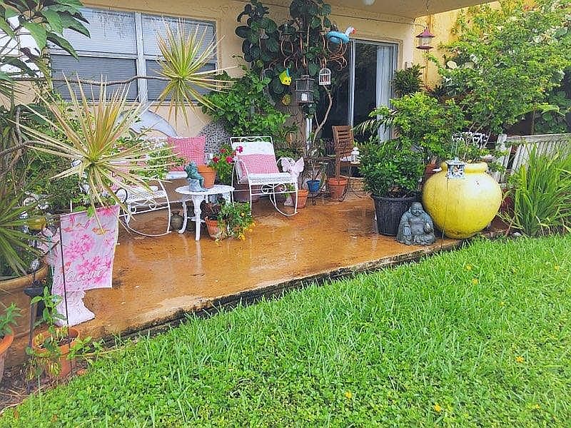 Large private terrace