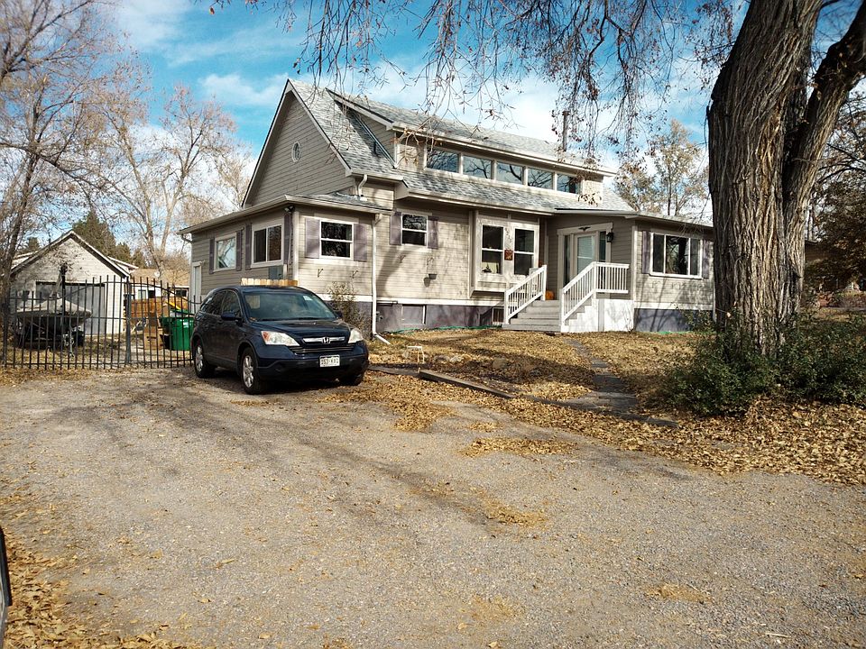 Driveway, front yard and porch